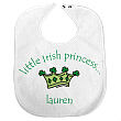 Little Irish Princess Personalized Baby Bib 820888