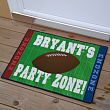 83125787 - Football Party Zone Personalized Golf Doormat  