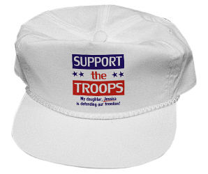 Support Our Troops Personalized Hat