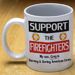 Support The Firefighters Coffee Mug