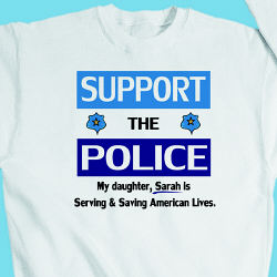 Support the Police Sweatshirt