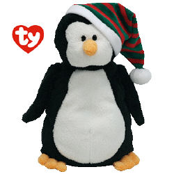 Freeze Ty Inc. Pluffies Christmas Plush Penguin