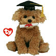 840006 - Graduation ©Ty Inc. "Grad"  Plush Shaggy Dog