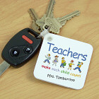 Personalized Teacher Key Chain