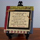 Life of a Child Personalized Teacher Tumbled Stone Plaque