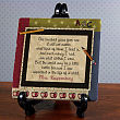 63122872 - Life of a Child Personalized Teacher Tumbled Stone Plaque