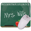 822829 - Personalized Teacher Mouse Pad -Chalkboard-