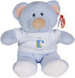 8314131 - Baby Boy 1st Birthday �Ty Inc. "Baby Blue" Teddy Bear