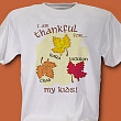 Thankful For My Kids Personalized T-Shirt 3538X