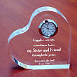 78032 - Through the Years Keepsake Heart Clock