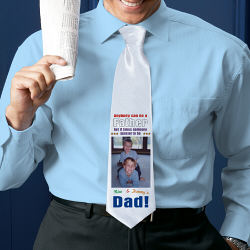 Anybody Can Be...Dad Personalized Photo Neck Tie