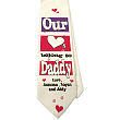 86001 - Our Hearts Belong To You Personalized Neck Tie