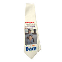 Anybody Can Be...Dad Personalized Photo Neck Tie