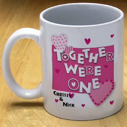 Together We're One Personalized Coffee Mug