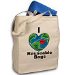 821742 - Personalized Canvas Grocery Tote Bag