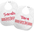 814298 - 1 of 2 Twin Personalized Baby Bib