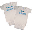 931429X - 1 of 2 Twin Personalized Infant Onesie
