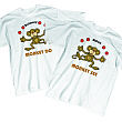 31428X - Just Monkey Around Twin Personalized Youth T-shirt