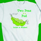 Two Peas in Pod Twins Youth Sweatshirt