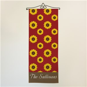 Personalized Sunflower Wall Hanging