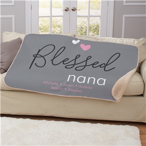 Personalized Blessed Sherpa Blanket