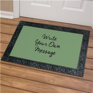 Personalized Write Your Own Doormat U1324483X