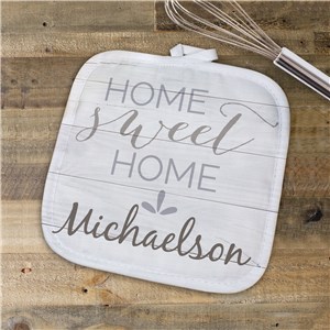 Home Sweet Home Personalized Pot Holder | Personalized Pot Holder