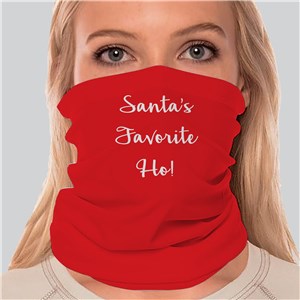 Personalized Any Message Christmas Gaiter
