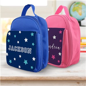 Personalized Kids' Lunch Bag With Stars Design