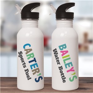 Kids Personalized Water Bottle