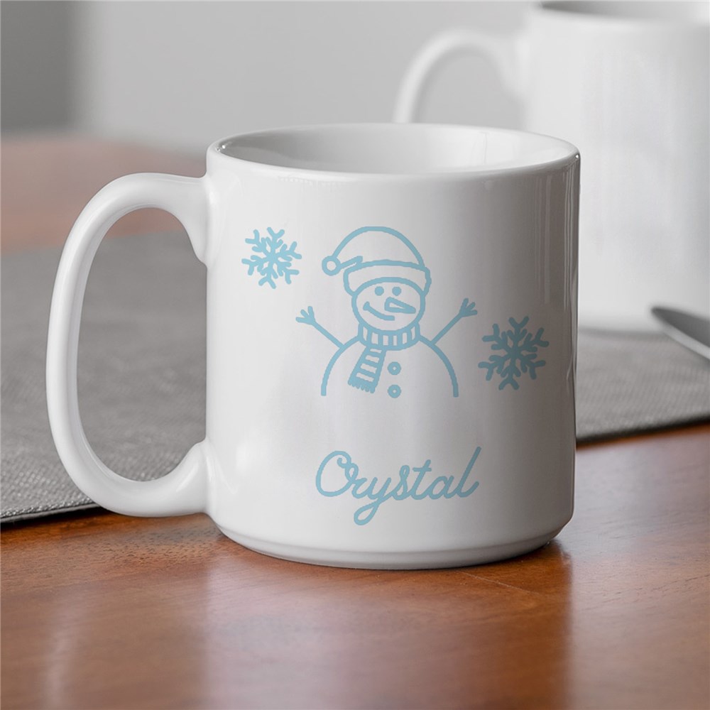20 Oz. Coffee Mug Personalized With Christmas Icon