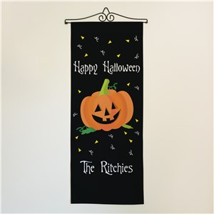 Personalized Happy Halloween Wall Hanging