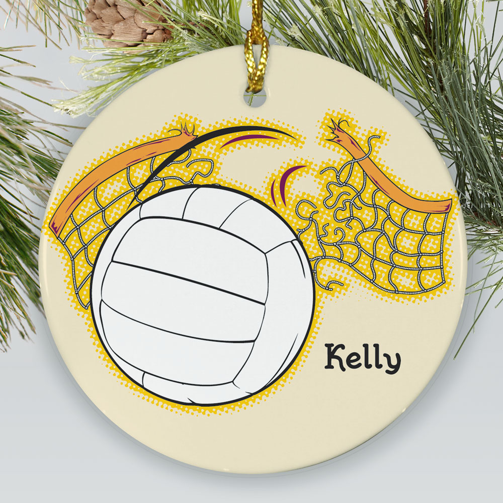 Personalized Volleyball Ornament GiftsForYouNow