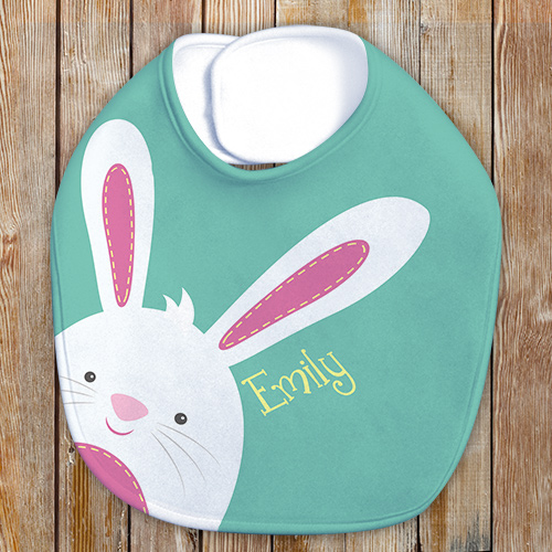 Personalized Easter Bib Baby Gifts GiftsForYouNow