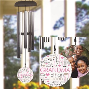 Personalized Title Word-Art Wind Chime UV143977X