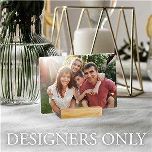 Photo Upload DESIGNERS ONLY Horizontal Acrylic Table Top Sign