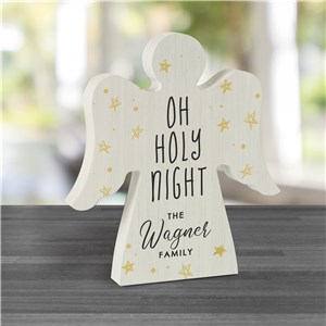 Custom Oh Holy Night Angel Sign
