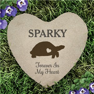 Personalized Assorted Animals With Heart Memorial Flat Garden Stone UV2226915H