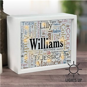 Personalized Shadow Box | Name Gifts