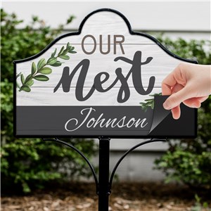 Magnetic Yard Sign | Personalized Nest Sign