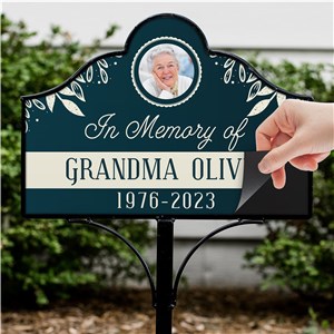 Personalized Grave Marker | Magnetic Memorial Sign