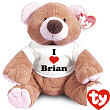 819692 - I Love You �Ty Inc. "Slumbers" Teddy Bear