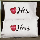 83020870 - His & Hers Personalized Pillowcase set