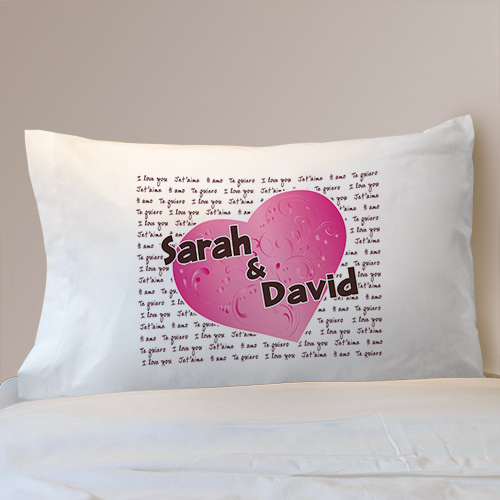 Personalized I Love You Pillowcase GiftsForYouNow