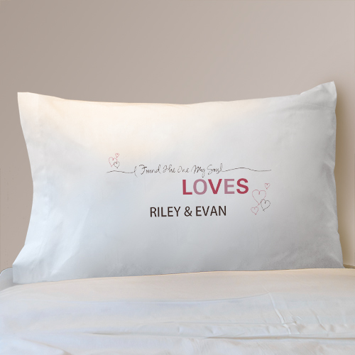 Personalized Soul Mate Pillowcase One My Soul Loves Custom Pillowcase