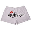 9812092X - Naughty Girl - Ladies White Cotton Shorts