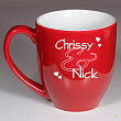 26143 - Couples Personalized Two-Toned Coffee Mug