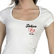 I'm Taken Personalized Ladies Baby Tee B32632X