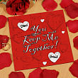 Keep Me Together Personalized Square Shaped Wood Jig Saw Puzzle