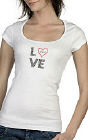 LOVE Personalized Ladies Fitted T-Shirt B32634X